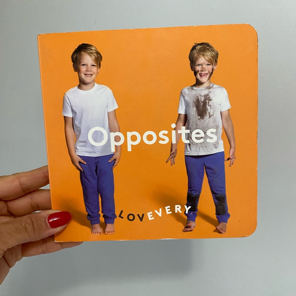 Lovevery Opposites book
